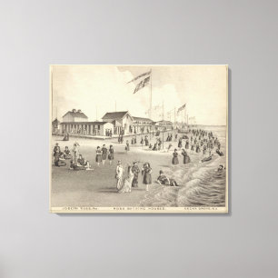 Impressão Em Tela Casas de banho Ross, Ocean Grove, NJ