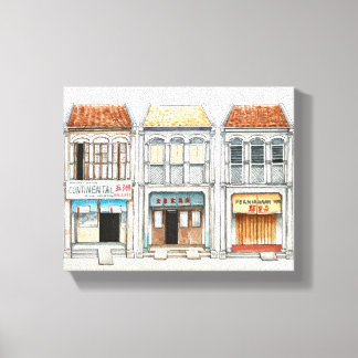 Impressão Em Tela Casas de patrimônio Penang