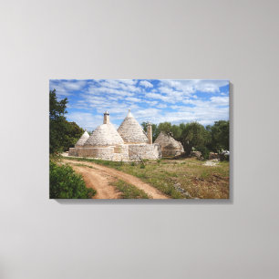 Impressão Em Tela Casas de Trulli em Puglia/Apulia
