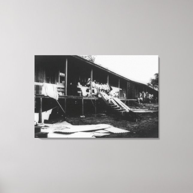 Impressão Em Tela Casas Japonesas no Havaí - Fotografia (Frente)