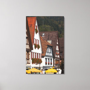 Impressão Em Tela Casas Tradicionais da Alemanha