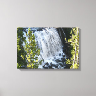 Impressão Em Tela Cascata de pedra amarela