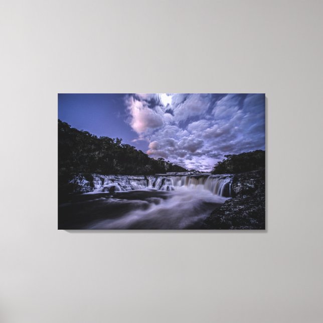 Impressão Em Tela Cascata De Venâncio (Frente)