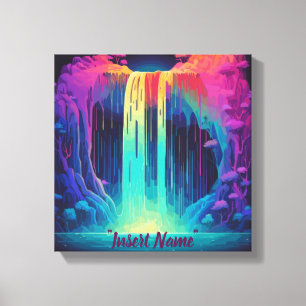 Impressão Em Tela Cascata mágica, serenidade cativante