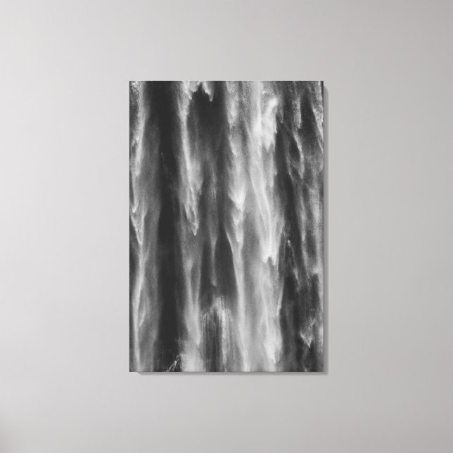 Impressão Em Tela Cascata majestosa Boka, Eslovênia próxima (Frente)