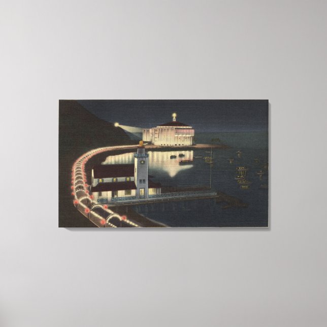 Impressão Em Tela Casino Way to the "Romance Promenade" (Frente)