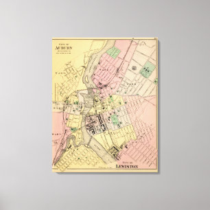 Impressão Em Tela Castanho-aloirado, Lewiston