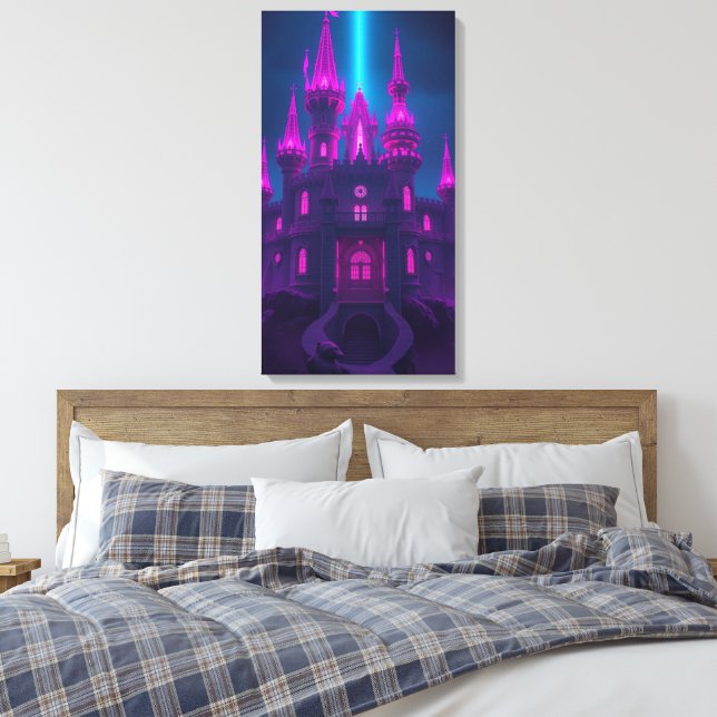 Impressão Em Tela Castelo  (Insitu(Quarto))
