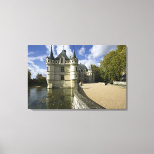 Impressão Em Tela Castelo de Azay-le-Rideau, Indre-et-Loire,