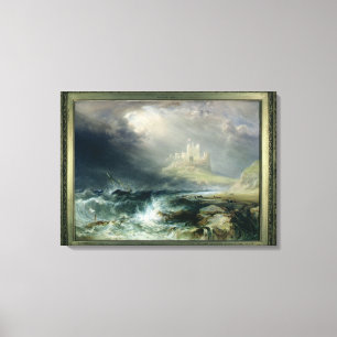 Impressão Em Tela Castelo de Bamburgh, Northumberland