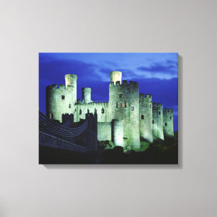 Impressão Em Tela Castelo de Conwy, Gwynedd, País de Gales