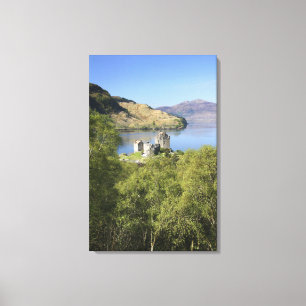 Impressão Em Tela Castelo de Eilean Donan, Escócia. O famoso Eilean