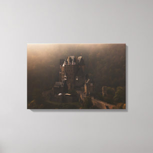 Impressão Em Tela Castelo de Eltz do Burg na névoa da manhã