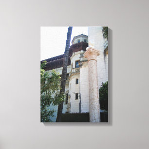 Impressão Em Tela Castelo de Hearst, San Simeon, Califórnia