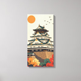 Impressão Em Tela Castelo de Iga Ueno Japão