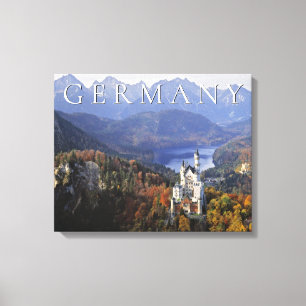 Impressão Em Tela Castelo de Neuschwanstein Alemanha, Baviera
