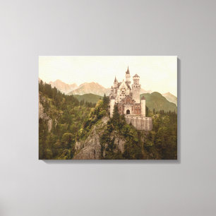 Impressão Em Tela Castelo de Neuschwanstein, Baviera, Alemanha