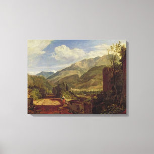 Impressão Em Tela Castelo de St Michael, Bonneville, Savoy, 1803 (o