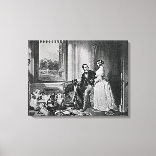 Impressão Em Tela Castelo de Windsor nos tempos modernos (Frente)