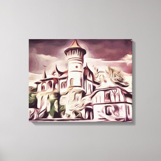 Impressão Em Tela Castelo Kurpark (Frente)