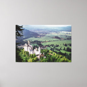 Impressão Em Tela Castelo Neuschwanstein