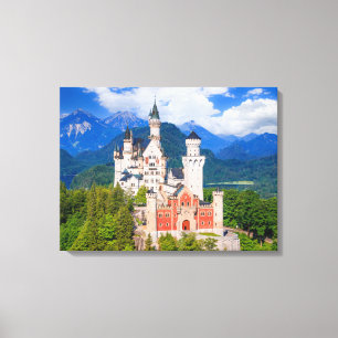Impressão Em Tela Castelo Neuschwanstein Alemanha