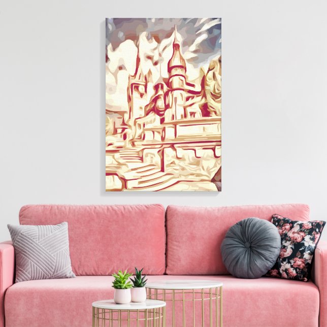 Impressão Em Tela Castelo Peles (Insitu(Sala de estar))