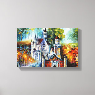Impressão Em Tela CASTELO por Leonid Afremov