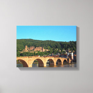 Impressão Em Tela Castelo romântico de Heidelberg