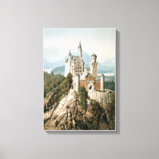 Impressão Em Tela Castelo Schloss Neuschwanstein