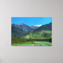 Castle Mountain and Arco River, Banff Alberta