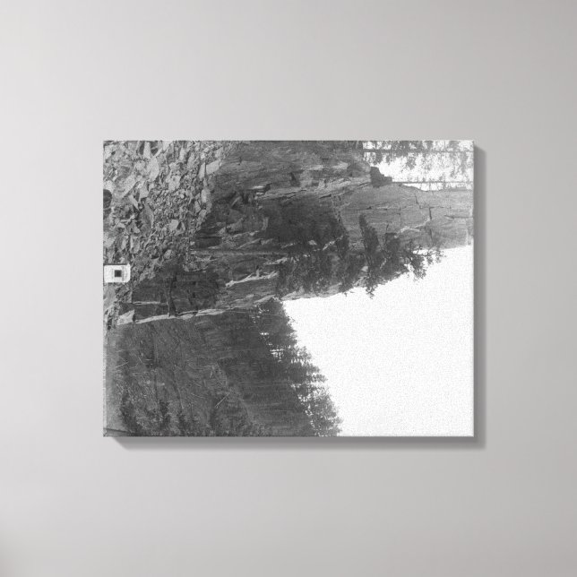 Impressão Em Tela Castle Rock entre Hill City e Rockerville (Frente)