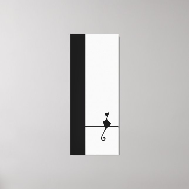 Impressão Em Tela Cat Art (Frente)