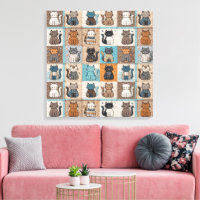 Cat Quilt Design