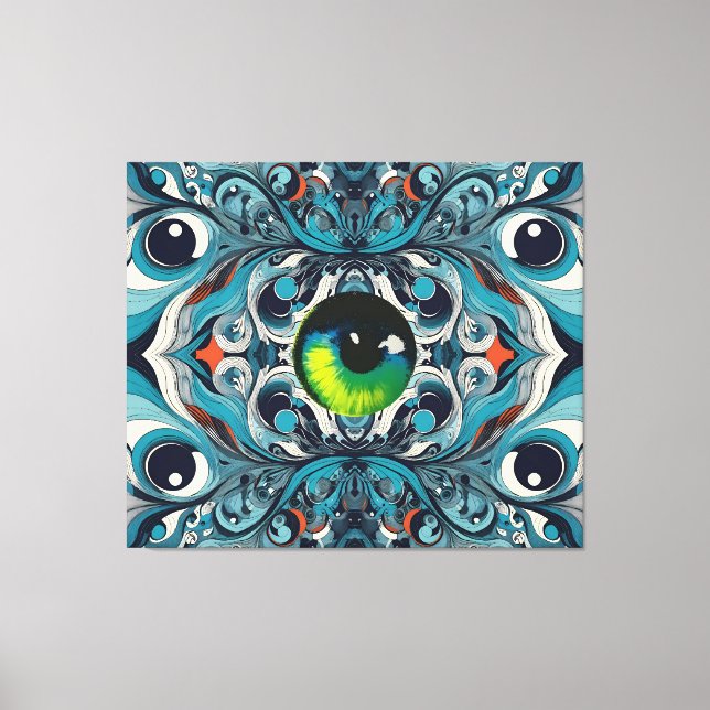 Impressão Em Tela Cataract Contra-ataque - Ken Gage Art (Frente)