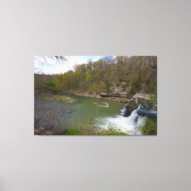 Impressão Em Tela Cataract Falls, Upper Falls, Indiana (Frente)