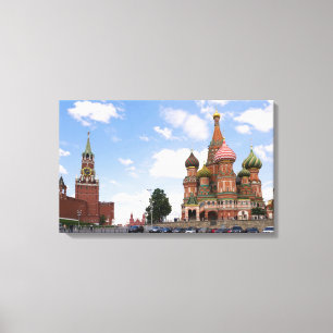 Impressão Em Tela Catedral de santo-Basil em Moscou