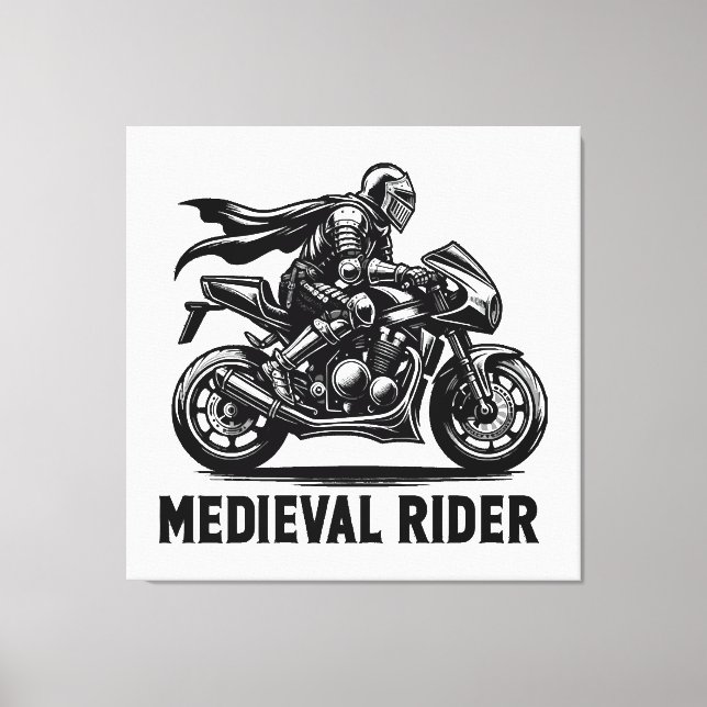 Impressão Em Tela Cavaleiro medieval (Frente)