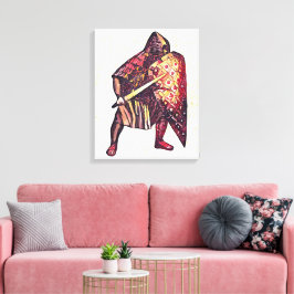 Impressão Em Tela Cavaleiro medieval