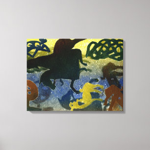 Impressão Em Tela Cavaleiro Picado