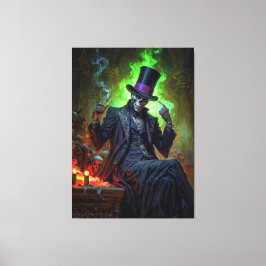 Impressão Em Tela Cavalheiro Vodu Baron Samedi