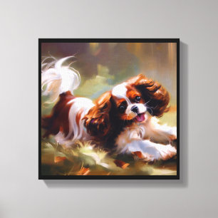 Impressão Em Tela Cavalier King Charles Spaniel Cão