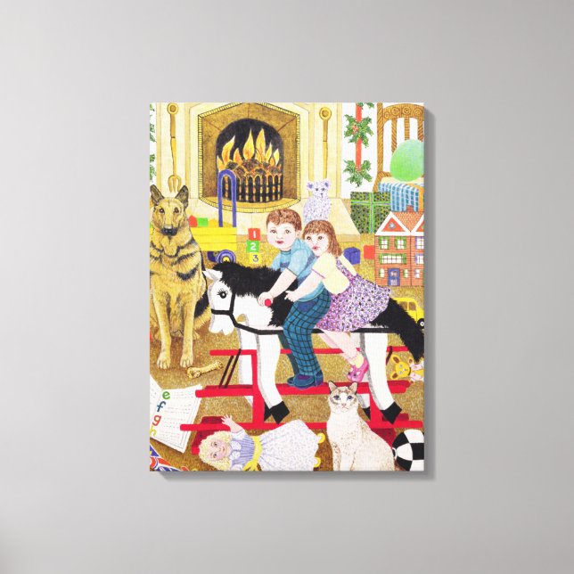 Impressão Em Tela Cavalo-de-coleira-cavalo (Frente)