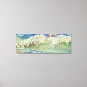 Impressão Em Tela Cavalo do rei Netuno pelo guindaste de Walter