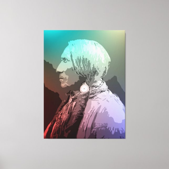 Impressão Em Tela Cavalo Grande - Cheyenne Meridional (Frente)