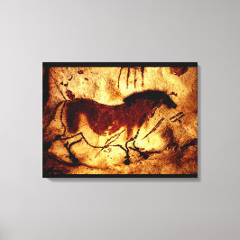 Impressão Em Tela Cavalo Lascaux
