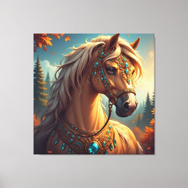 Impressão Em Tela Cavalo magnífico (Frente)