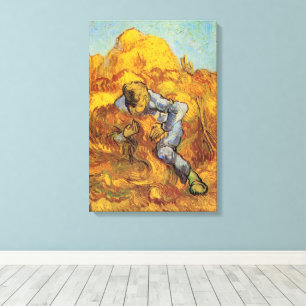 Impressão Em Tela Ceifeira (segundo Millet) por Vincent van Gogh