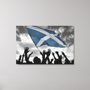 Impressão Em Tela Celebração de Saltire