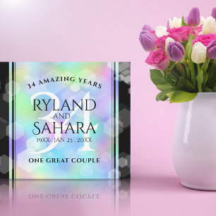 Impressão Em Tela Celebração do 34º aniversário de casamento da 